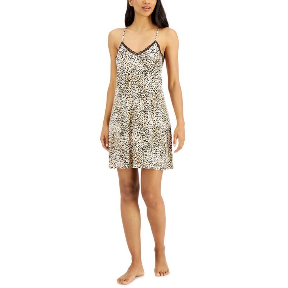 INC International Concepts Up All Night Heavenly Soft Lace Back Printed Knit